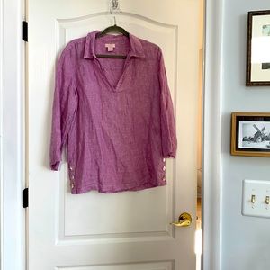 100% linen women’s tunic